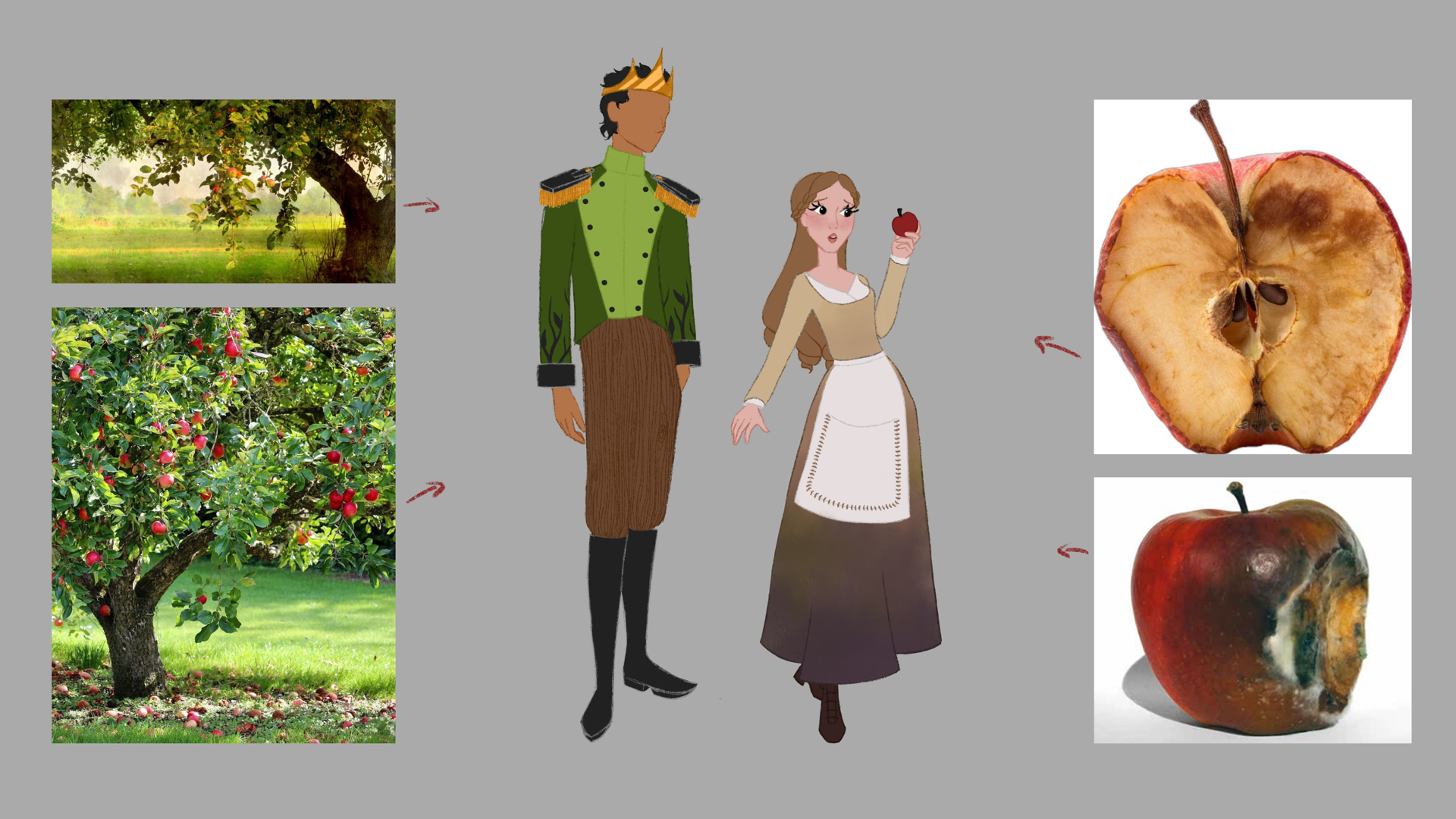 Droomprins concept art droomprins characters