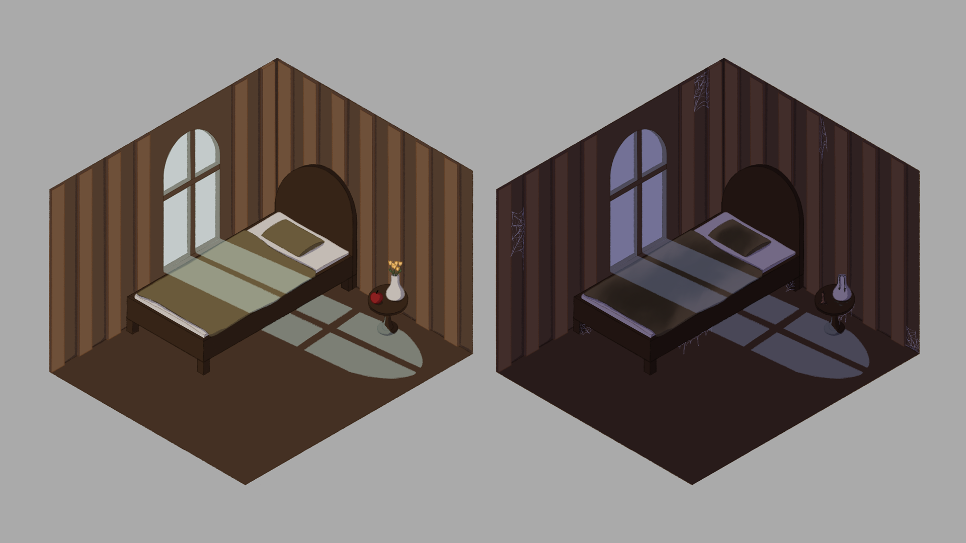 Droomprins concept art droomprins bedroom